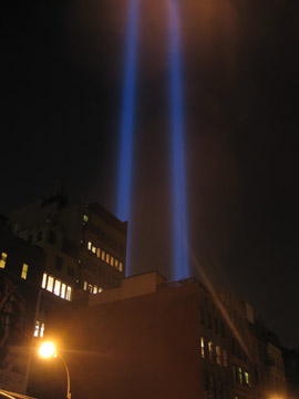 September 11 Memorial Lights